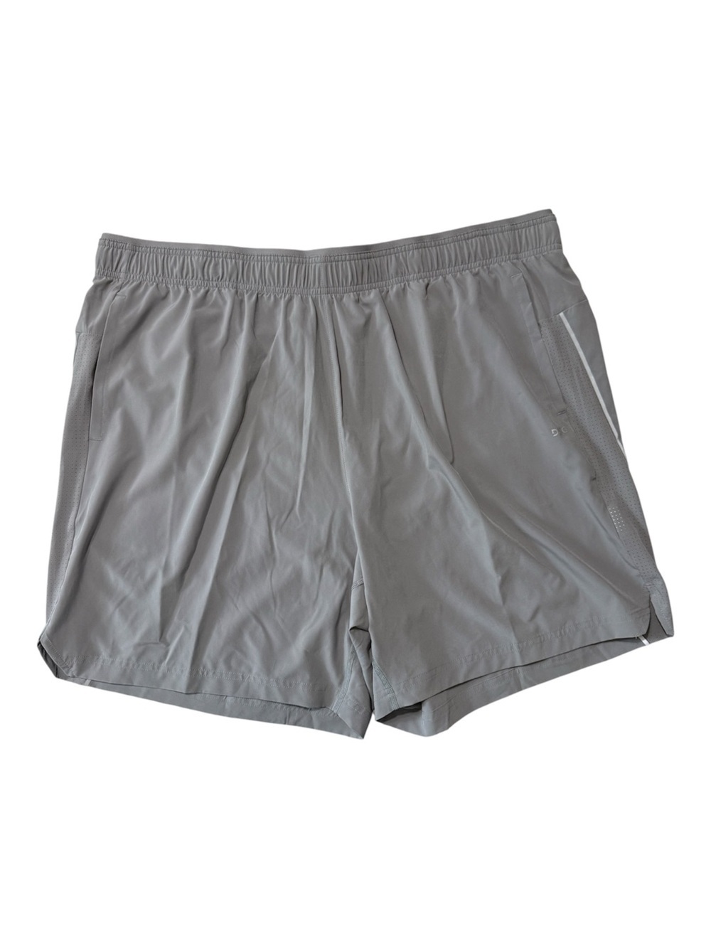 DSG Men’s Running 7-Inch Inseam Gray Stride Short Athletic Fit Size XXL